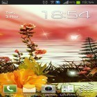Download live wallpaper Spring flowers: Magic for free and The blue lagoon for Android phones and tablets .
