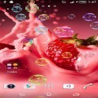 Download live wallpaper Strawberry by Next for free and Jelly and candy for Android phones and tablets .