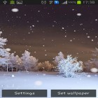 Download live wallpaper Winter forest for free and Oil paint for Android phones and tablets .