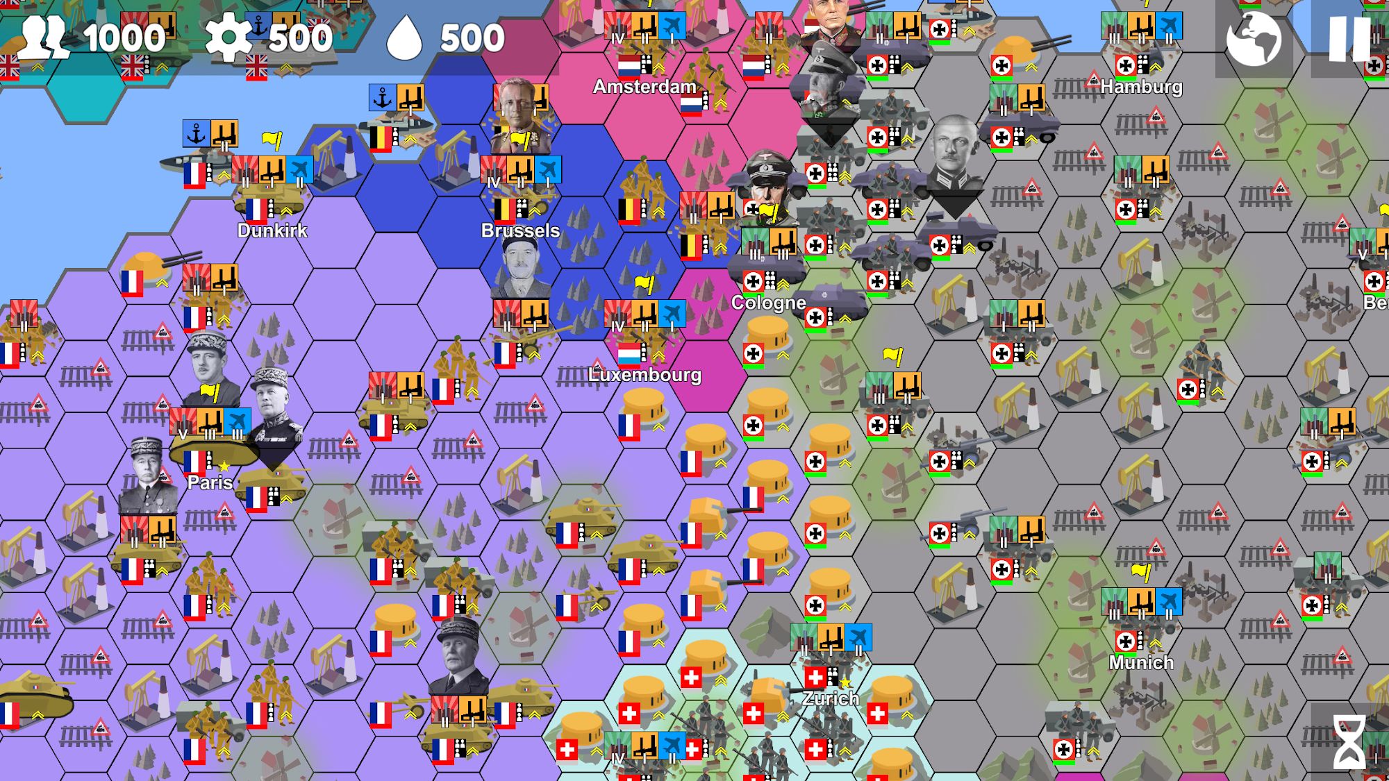 Full version of Android Strategy game apk Armchair Commander for tablet and phone.