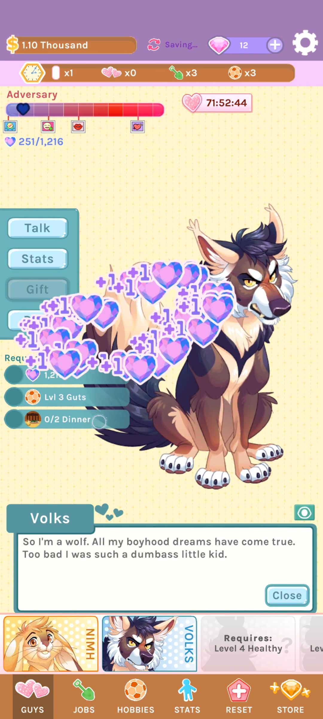 Full version of Android Dating simulators game apk Blush Blush for tablet and phone.