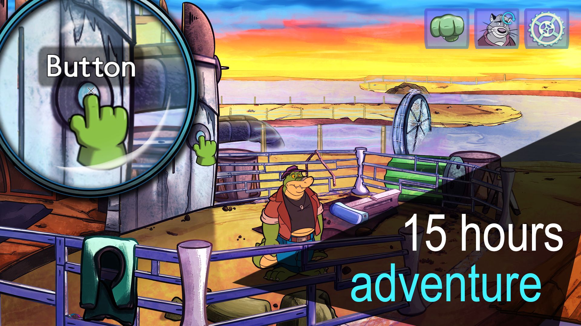Full version of Android Adventure game apk BROK the InvestiGator for tablet and phone.