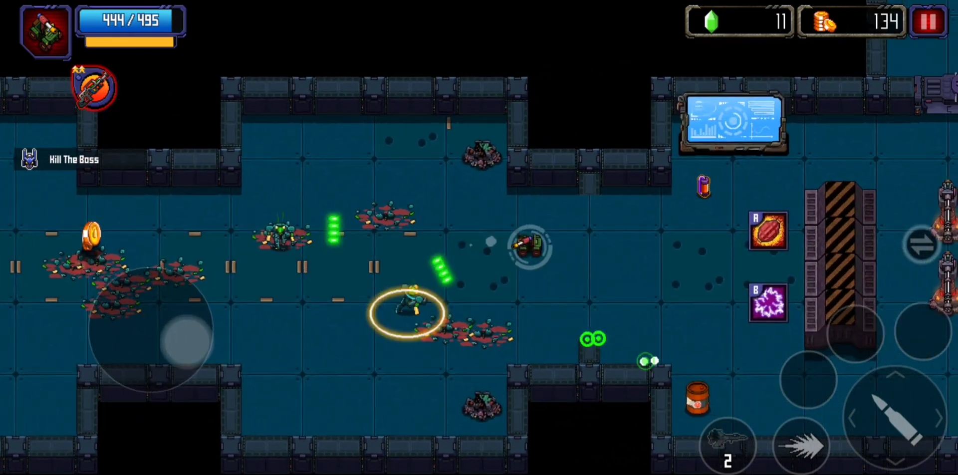 Full version of Android Top-down shooters game apk BugsMustDie for tablet and phone.