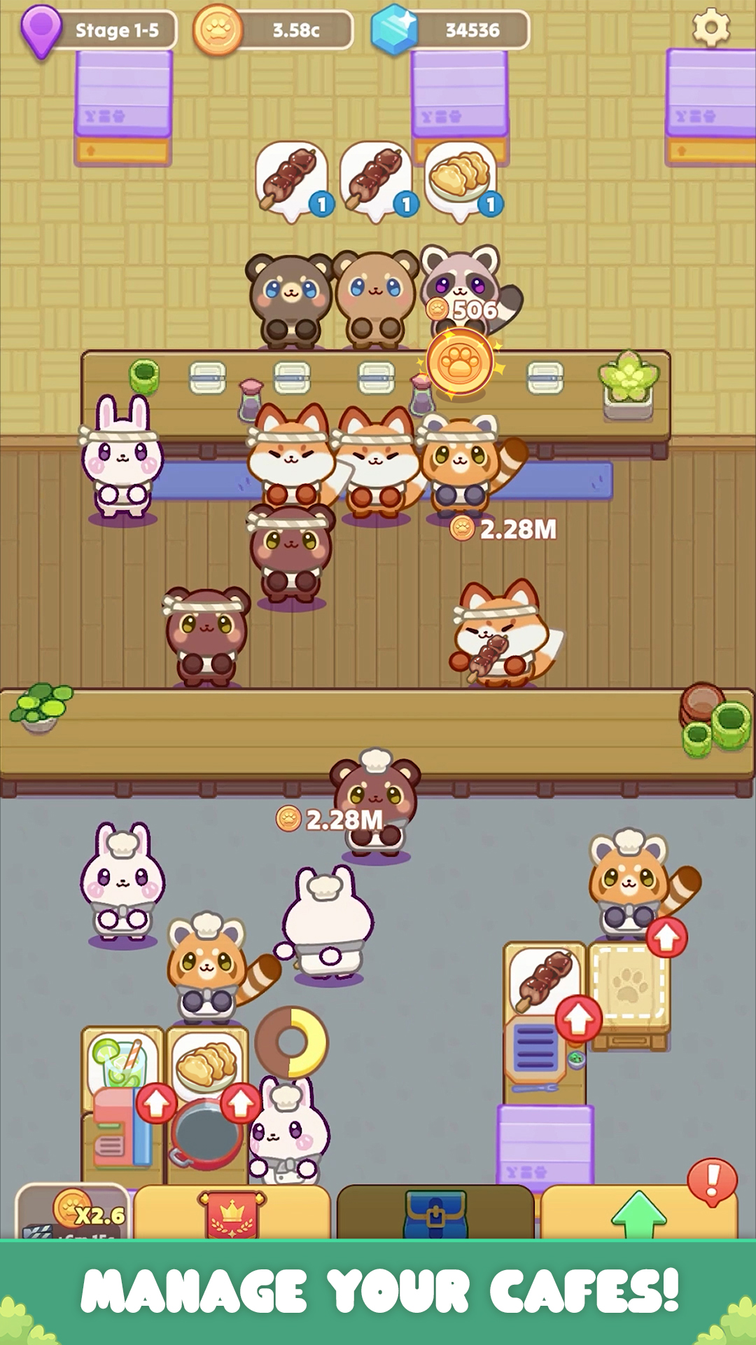 Full version of Android apk Cozy Cafe: Animal Restaurant for tablet and phone.