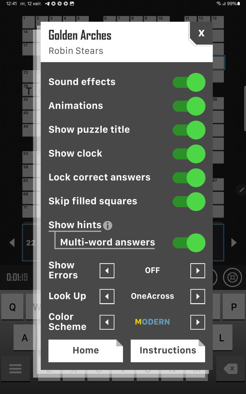 Full version of Android Offline game apk Crossword Puzzle Redstone for tablet and phone.