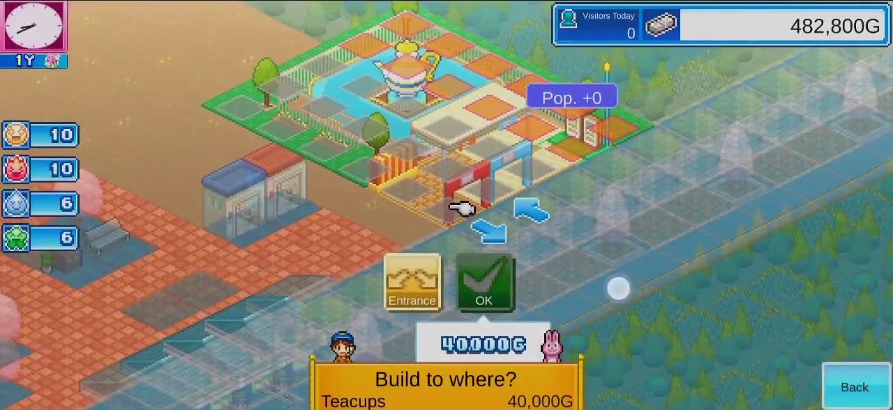 Full version of Android Building game apk Dream Park Story for tablet and phone.