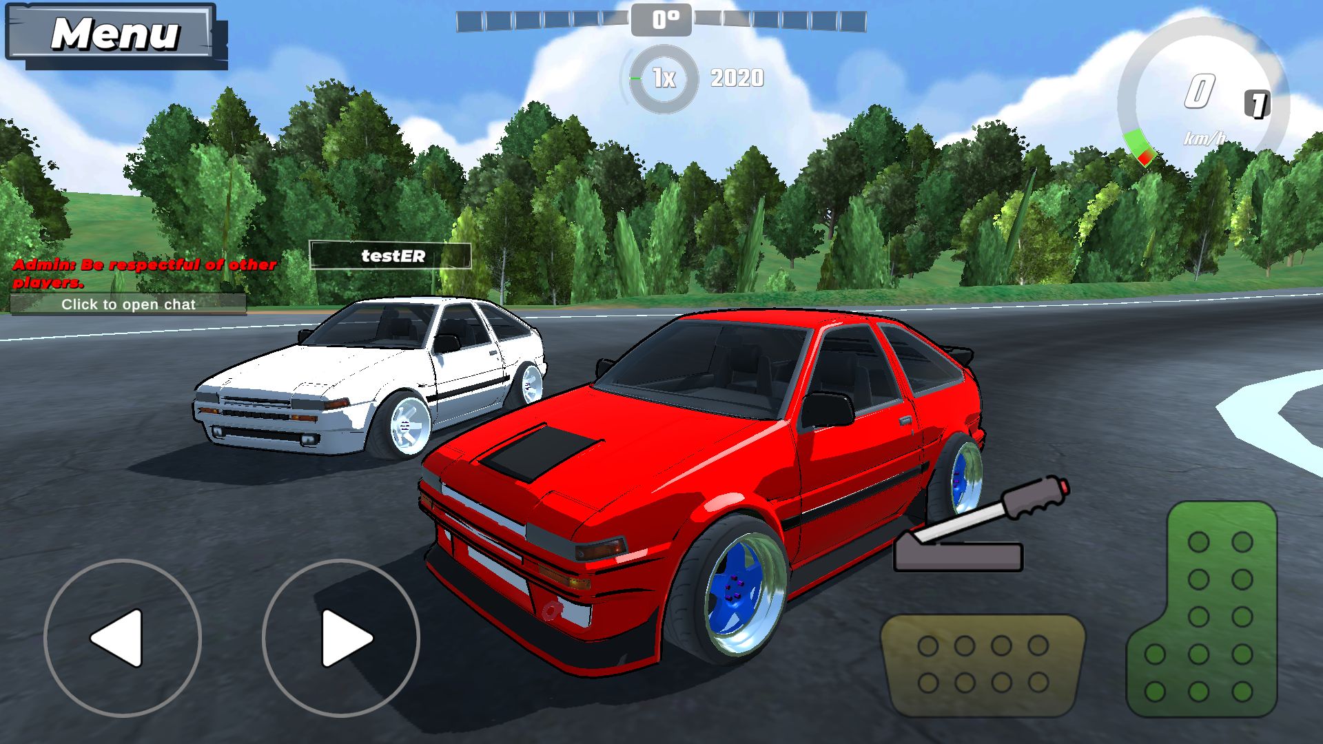 Full version of Android PvP game apk Drift King: Online for tablet and phone.