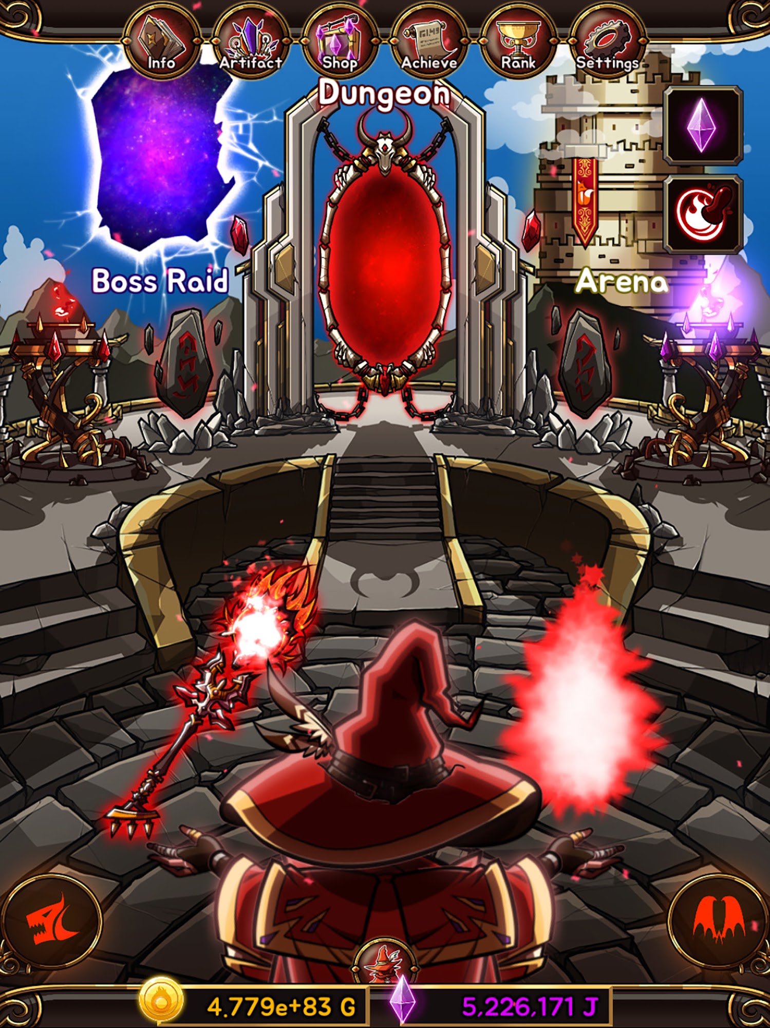 Full version of Android RPG game apk FireWizardRPG for tablet and phone.