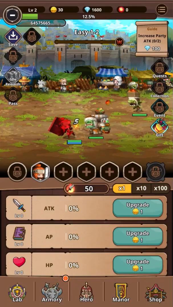 Download Hero Kingdom : Idle RPG Android free game.