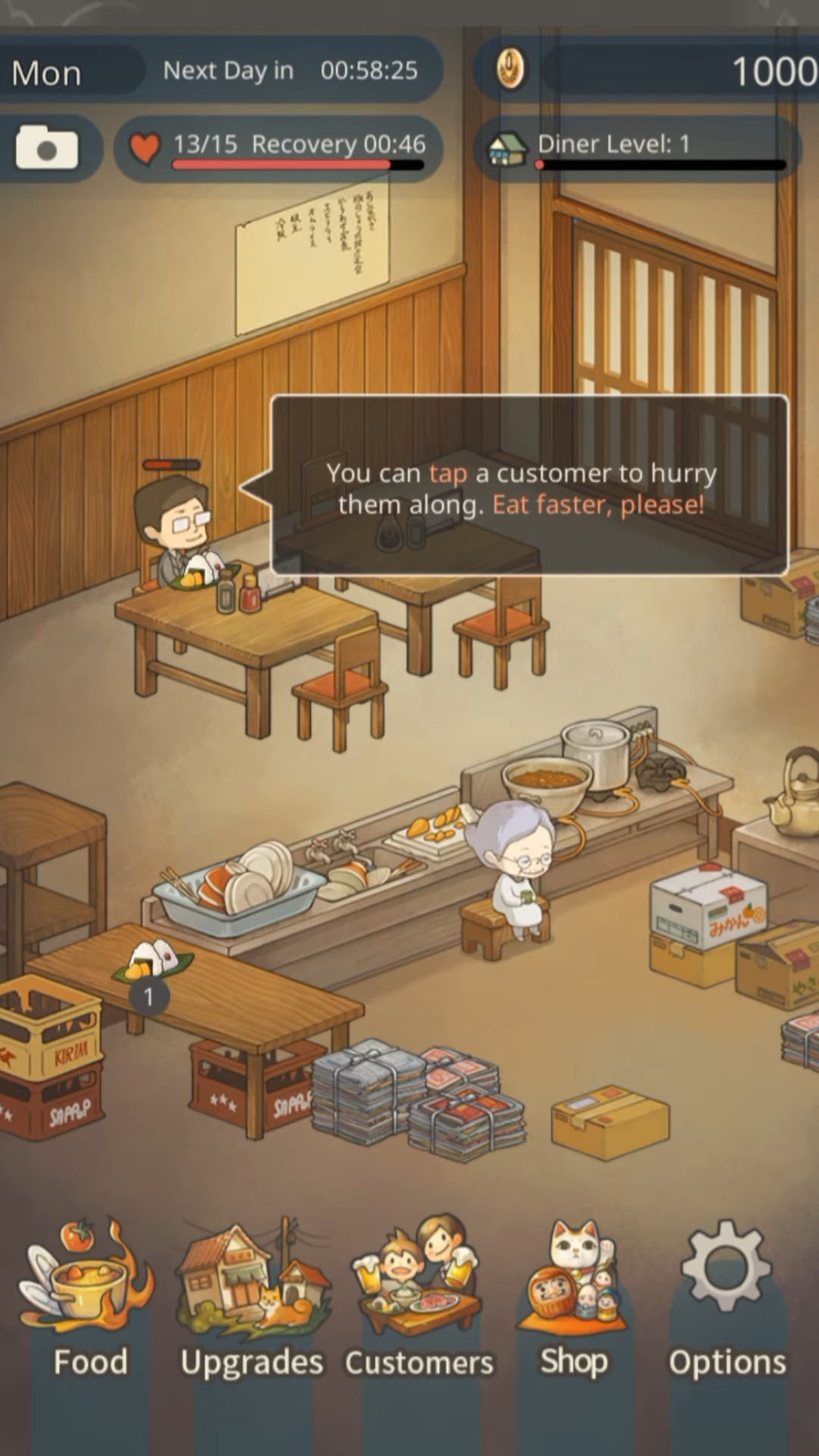 Full version of Android Cooking game apk Hungry Hearts Diner for tablet and phone.