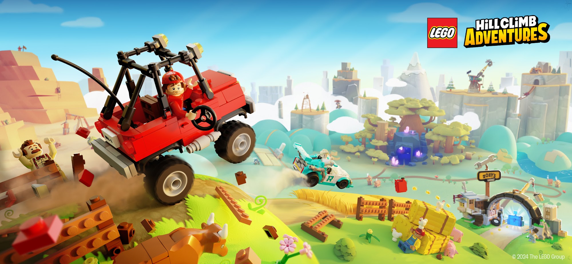 Full version of Android Racing game apk LEGO® Hill Climb Adventures for tablet and phone.