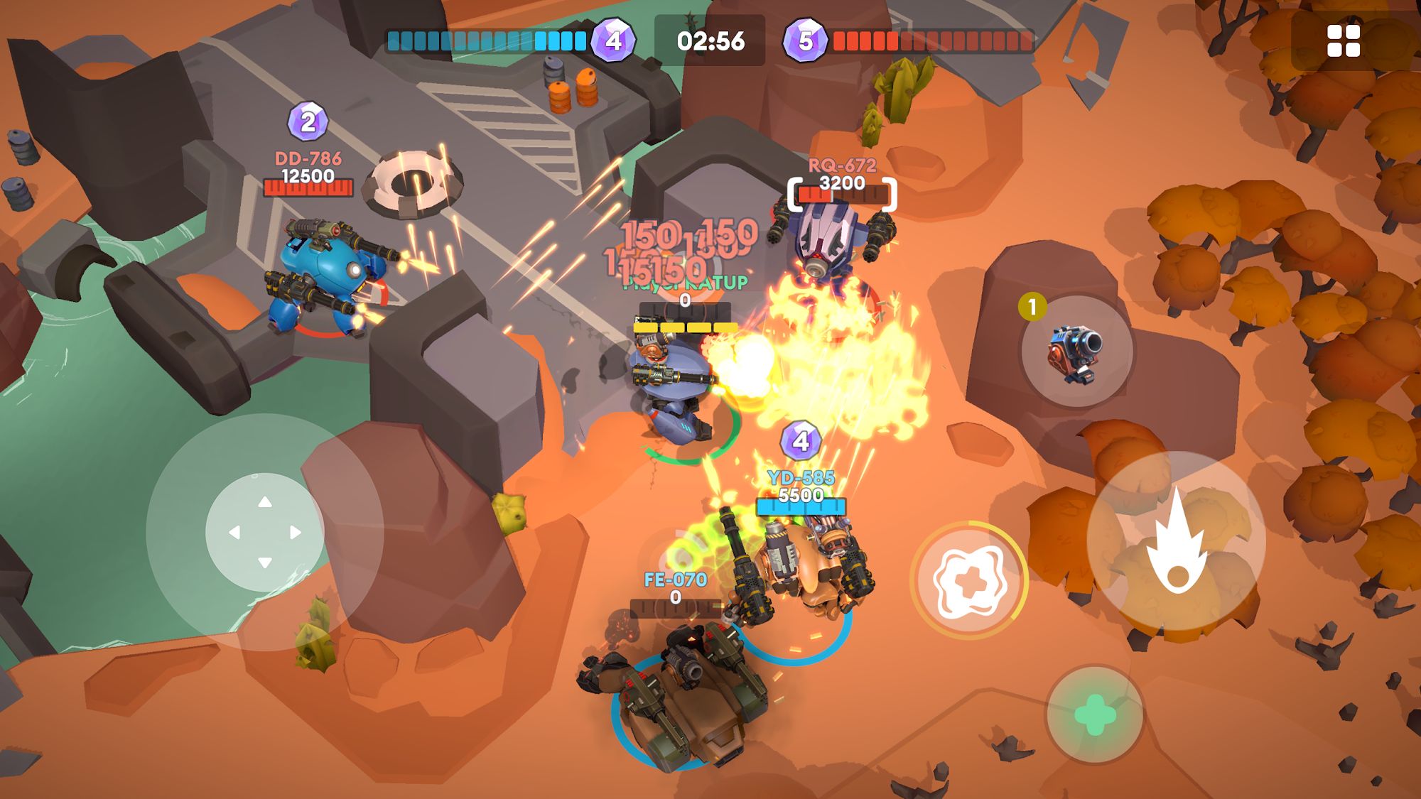 Full version of Android Battle arena game apk Little Big Robots. Mech Battle for tablet and phone.