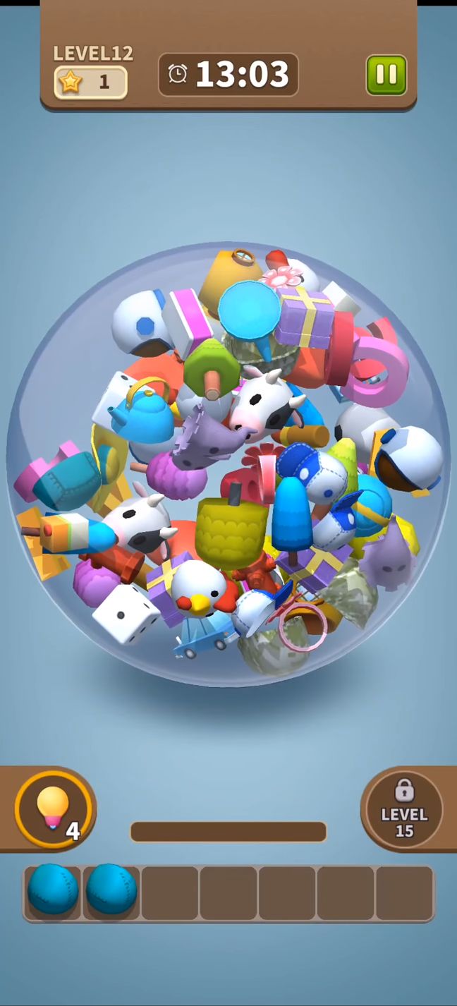 Full version of Android Physics game apk Match Triple Bubble - Match 3D & Master Puzzle for tablet and phone.