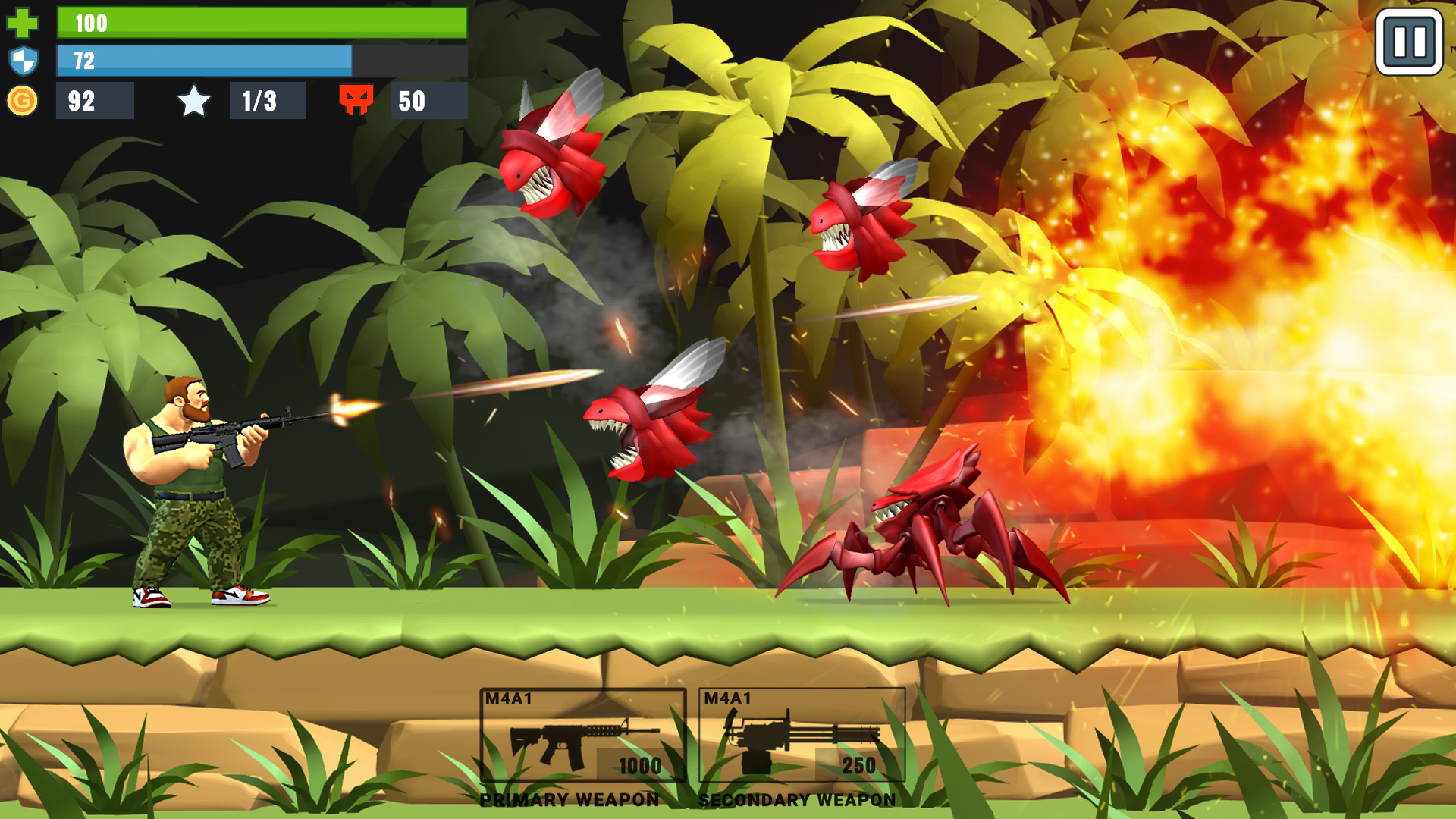 Full version of Android Run &#x27;N Gun game apk Metal Brother for tablet and phone.