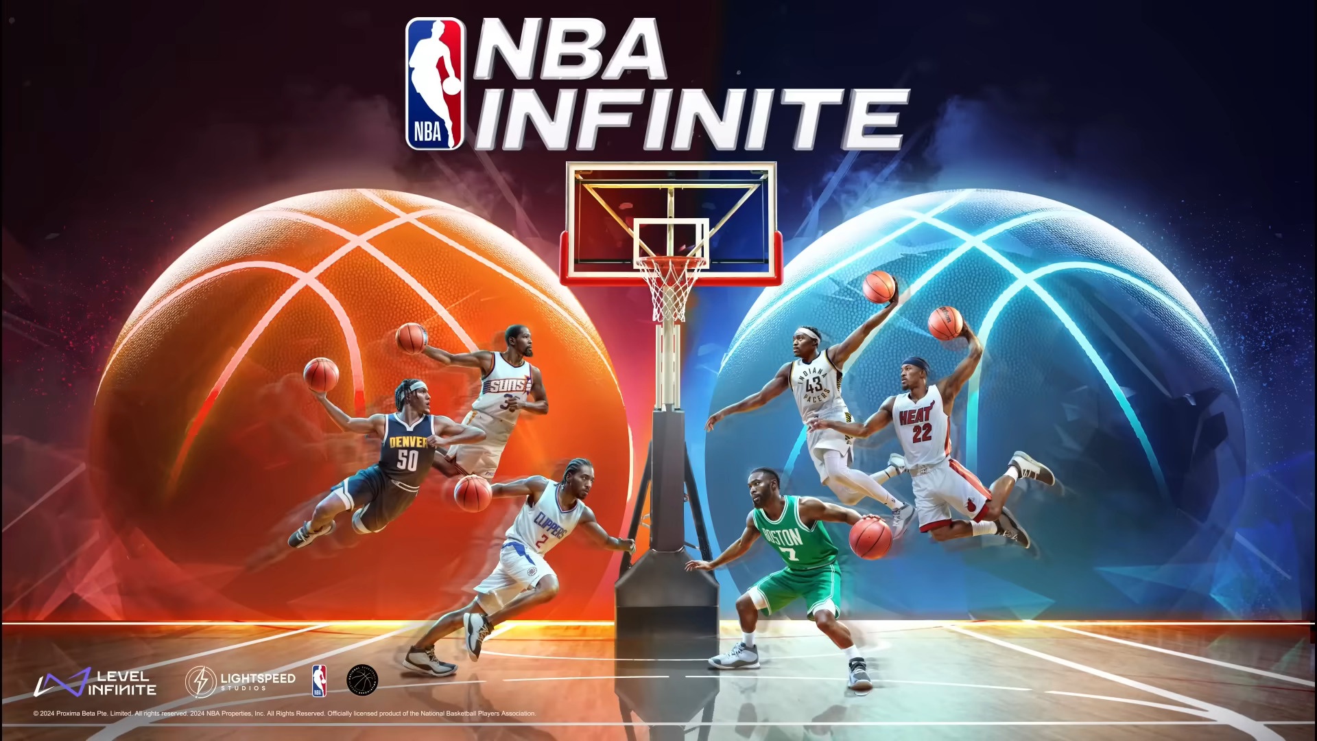 Full version of Android PvP game apk NBA Infinite for tablet and phone.