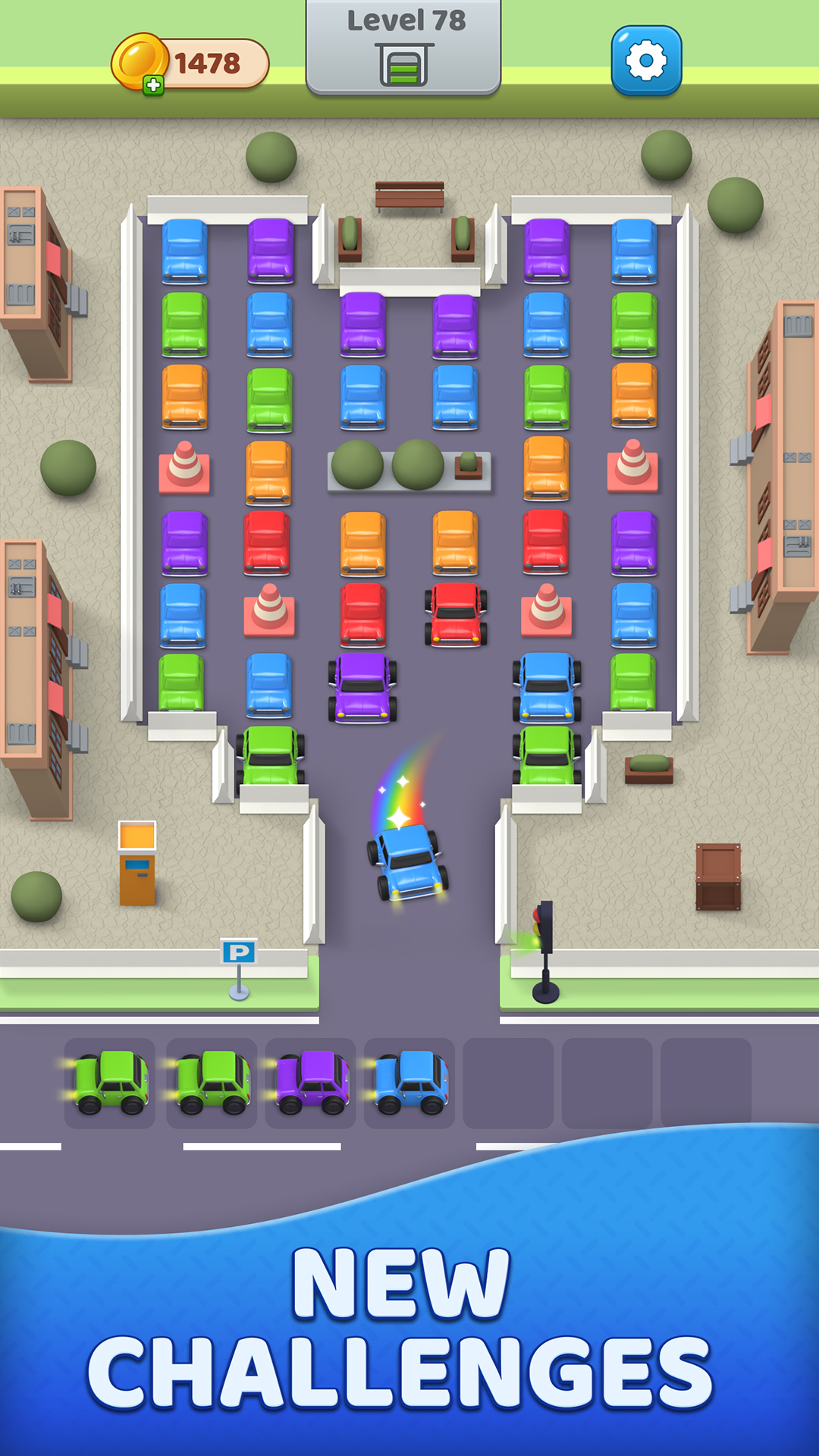 Full version of Android apk Parking Traffic 3D for tablet and phone.