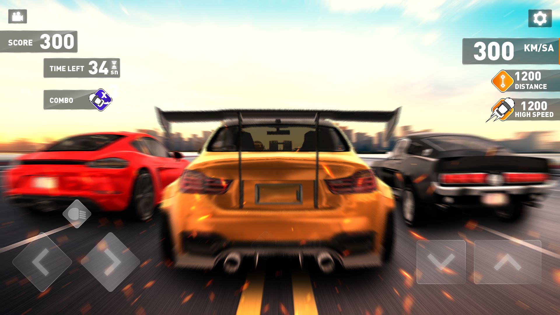 Full version of Android Racing game apk PetrolHead Highway Racing for tablet and phone.