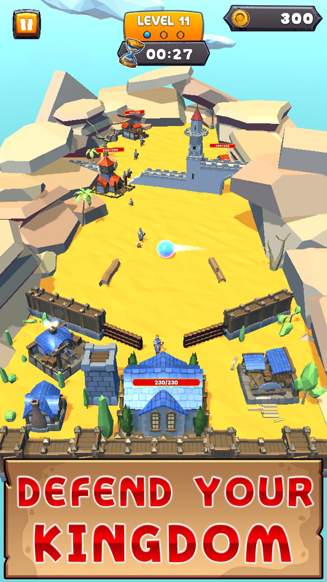 Full version of Android Physics game apk Pinball Kingdom: Tower Defense for tablet and phone.