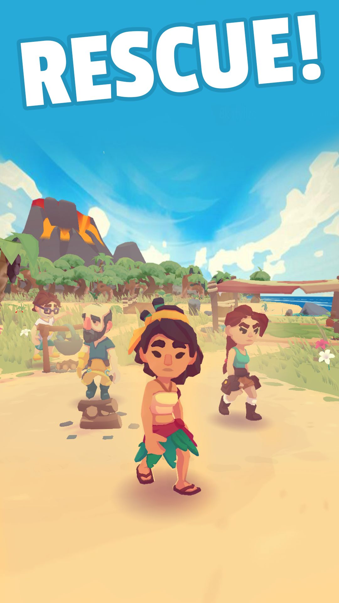 Full version of Android Survival game apk Pocket Tales for tablet and phone.