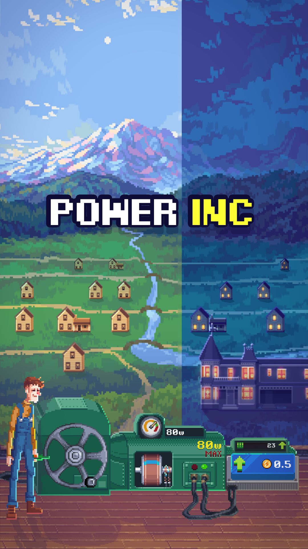 Full version of Android Pixel art game apk Power Inc for tablet and phone.