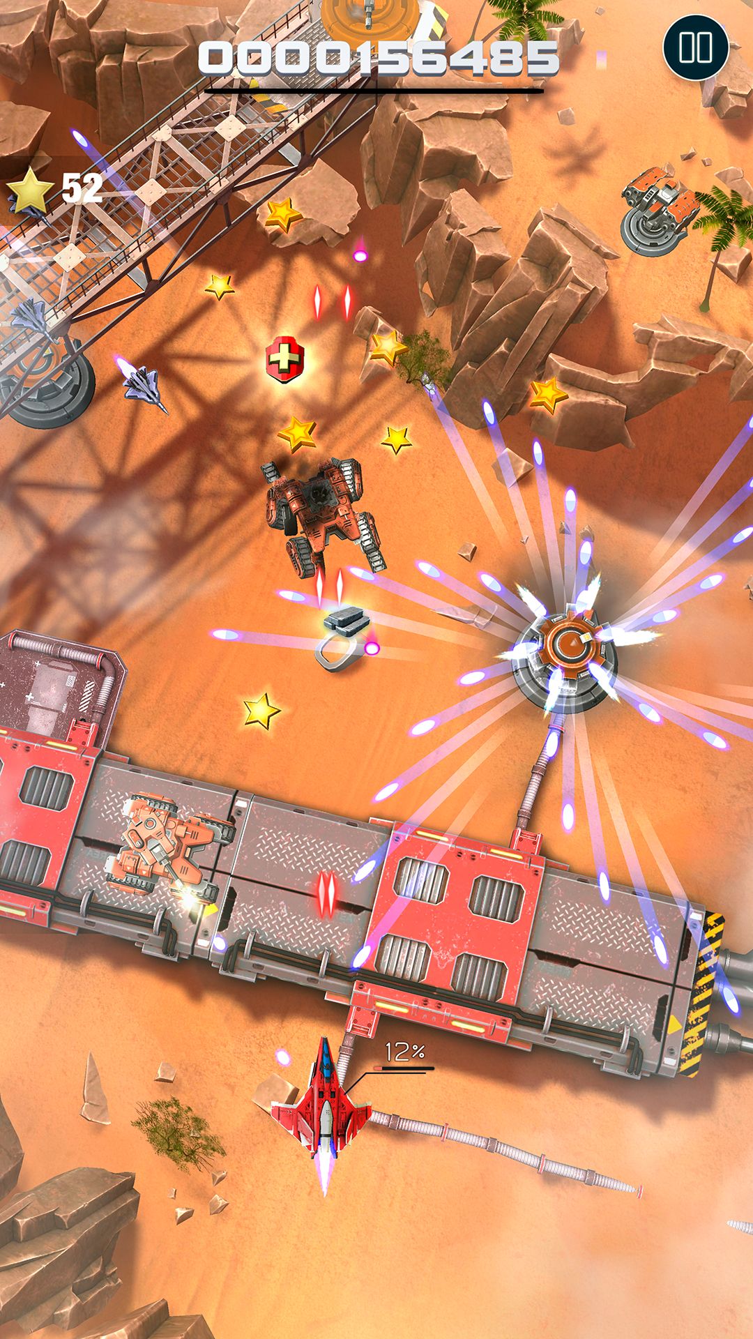 Full version of Android Shooter game apk Red Hunt: jets action shooter for tablet and phone.