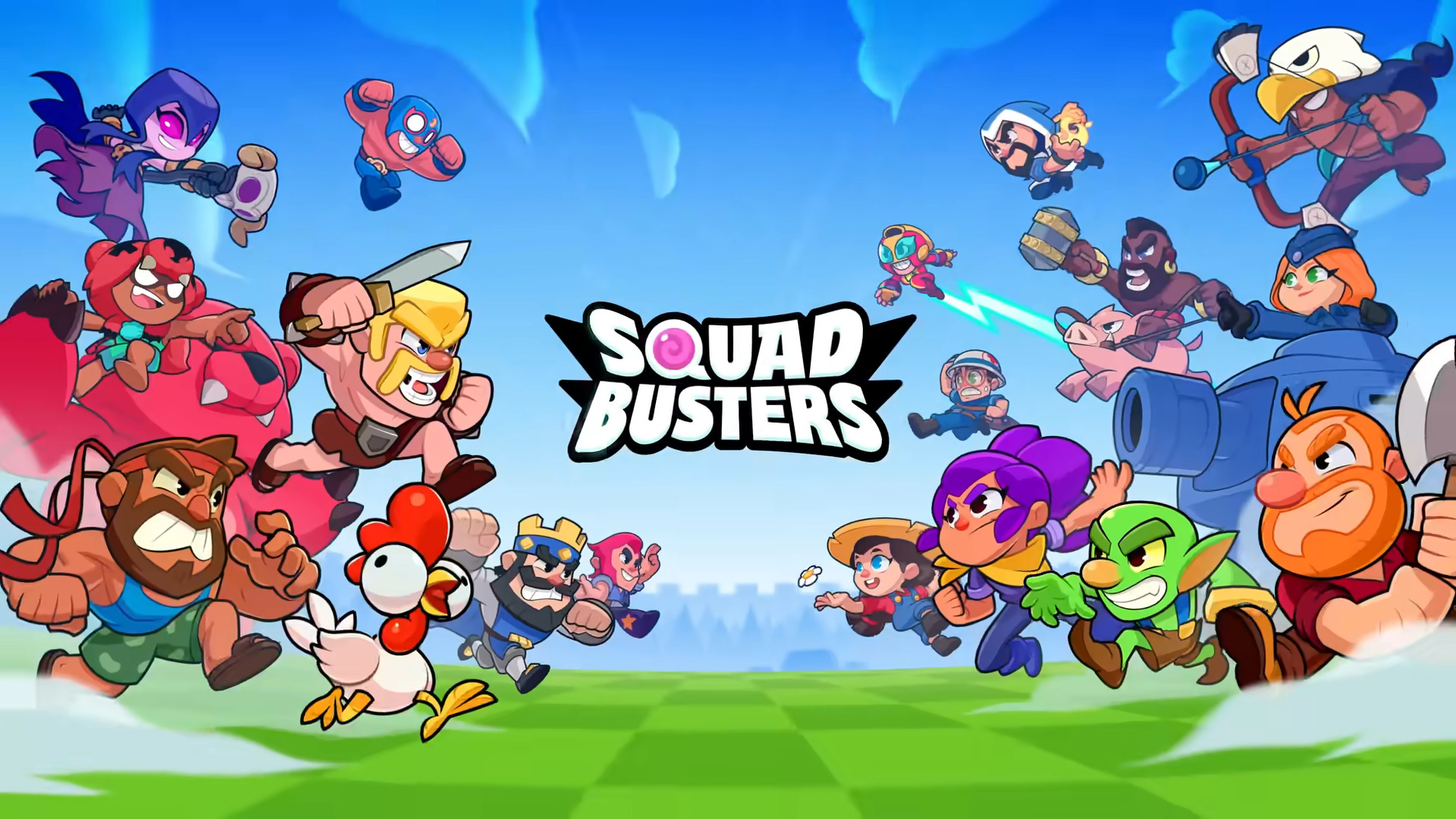 Full version of Android Battle arena game apk Squad Busters for tablet and phone.