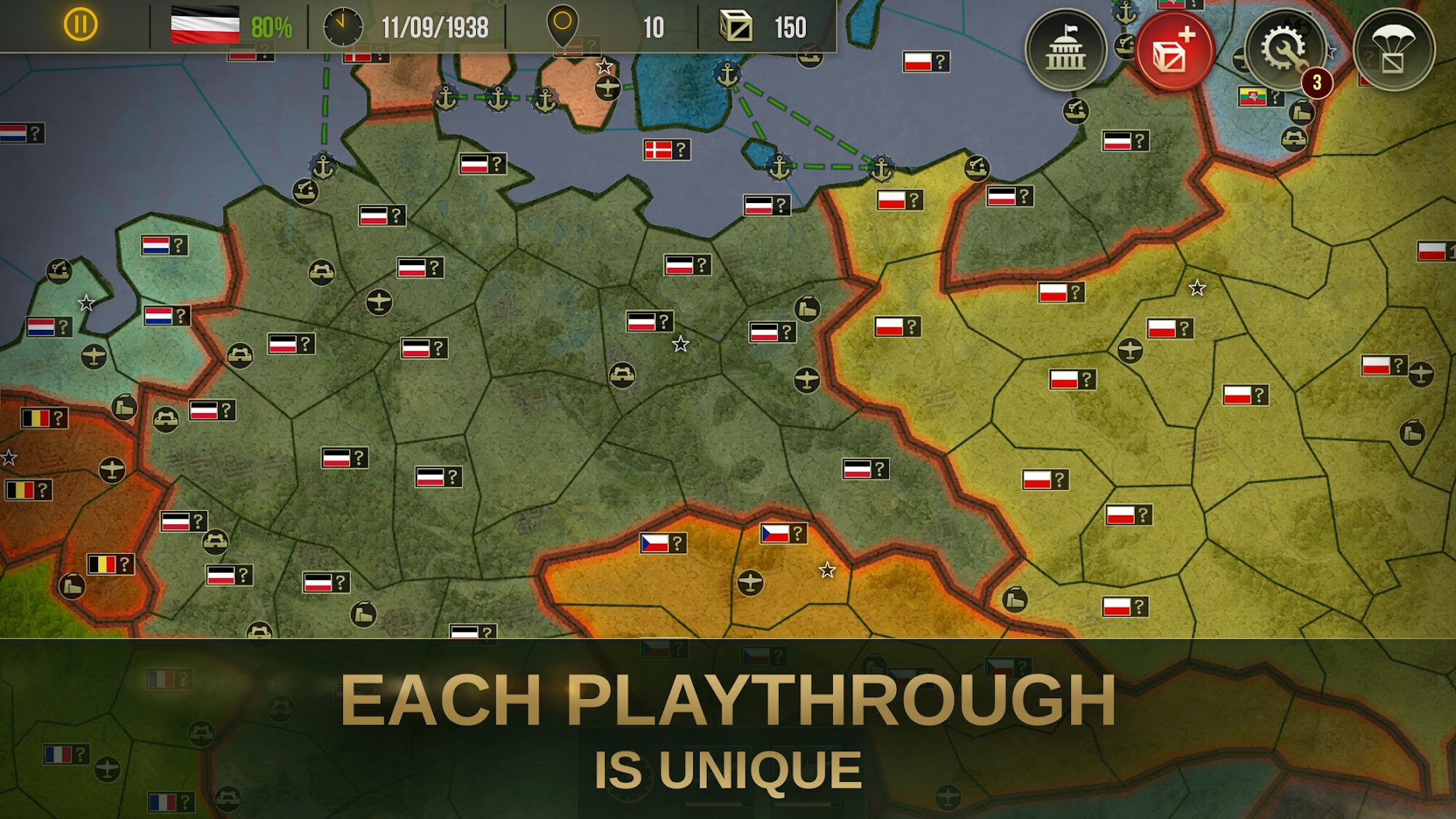 Full version of Android Historical game apk Strategy&Tactics 2: WWII for tablet and phone.