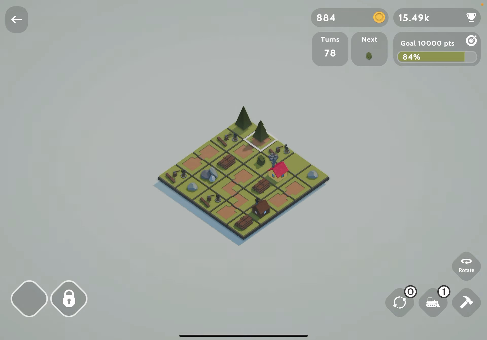 Full version of Android Logic game apk Teeny Tiny Town for tablet and phone.