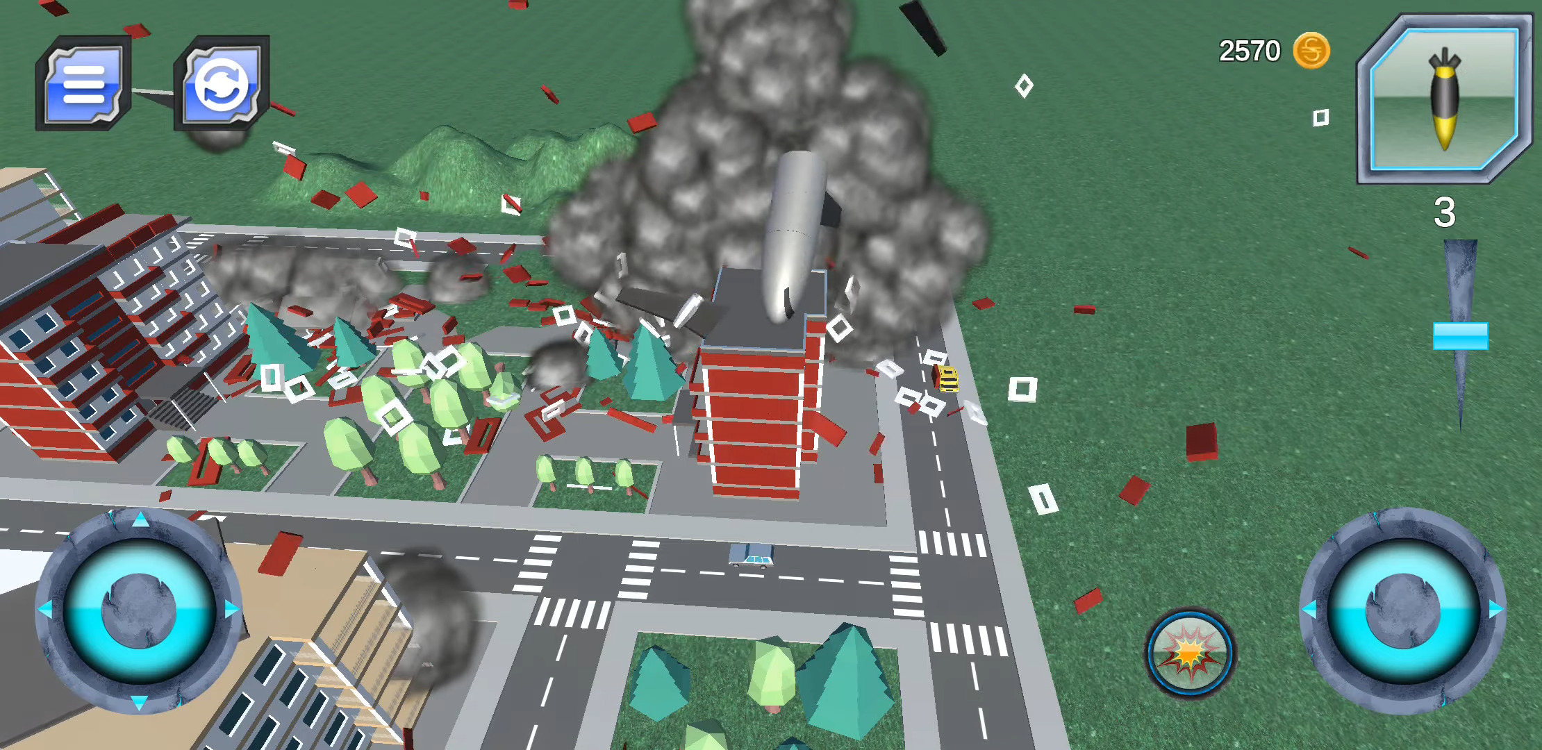 Full version of Android Simulation game apk Total City Smash: Nuclear War for tablet and phone.