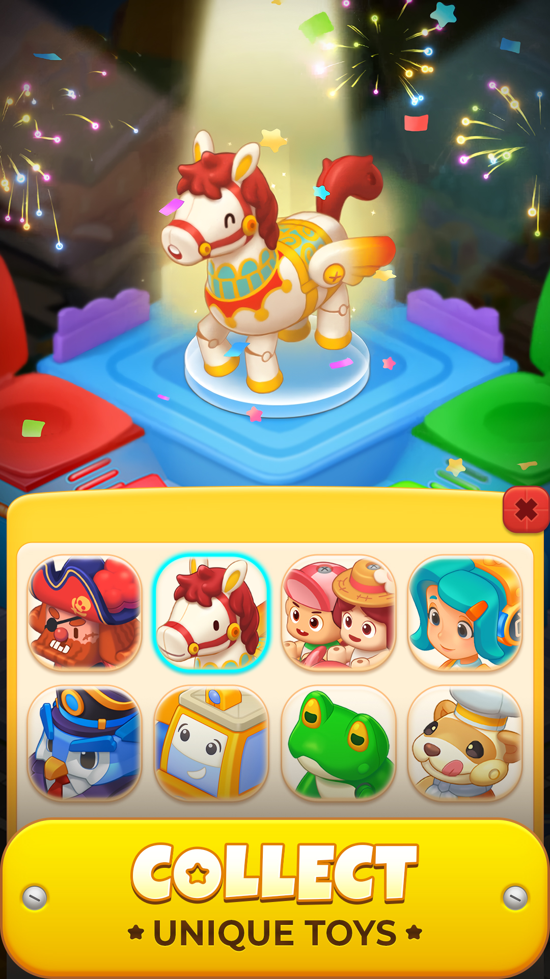 Full version of Android Match 3 game apk ToyTopia: Match3 for tablet and phone.