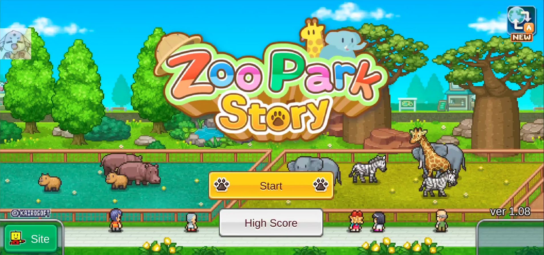 Full version of Android Animals game apk Zoo Park Story for tablet and phone.
