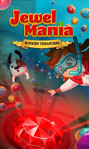 Full version of Android Match 3 game apk Jewel mania: Sunken treasures for tablet and phone.