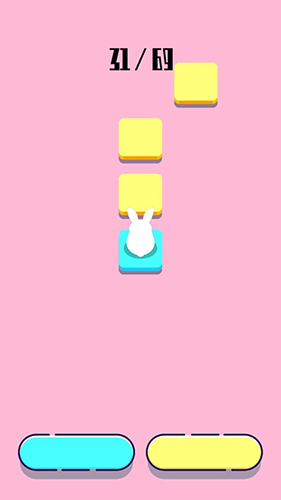 Gameplay of the Bunnylon jump for Android phone or tablet.