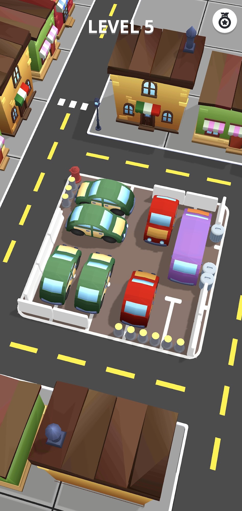 Gameplay of the Car Parking: Traffic Jam 3D for Android phone or tablet.