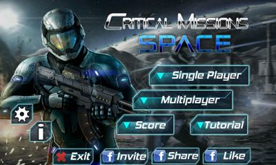Full version of Android Shooter game apk Critical Missions Space for tablet and phone.