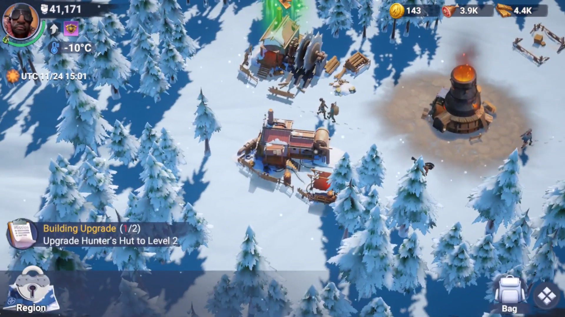 Gameplay of the Endless Frost for Android phone or tablet.