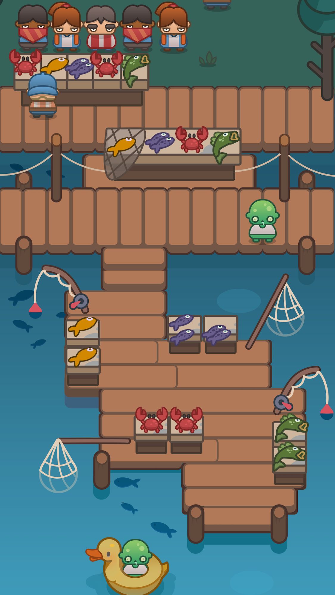 Gameplay of the Idle Outpost: Upgrade Games for Android phone or tablet.