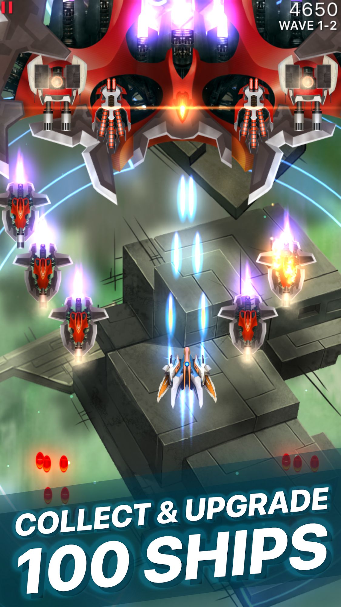 Gameplay of the Phoenix 2 for Android phone or tablet.