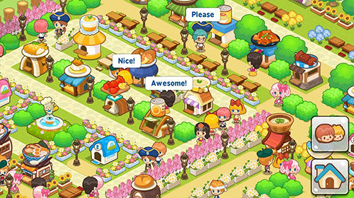 Gameplay of the Restaurant paradise for Android phone or tablet.
