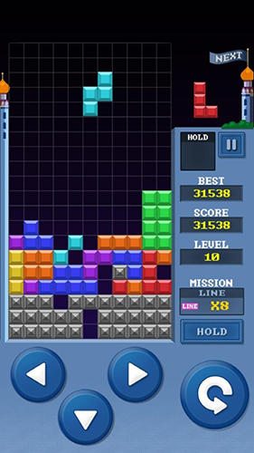 Gameplay of the Retro puzzle king for Android phone or tablet.