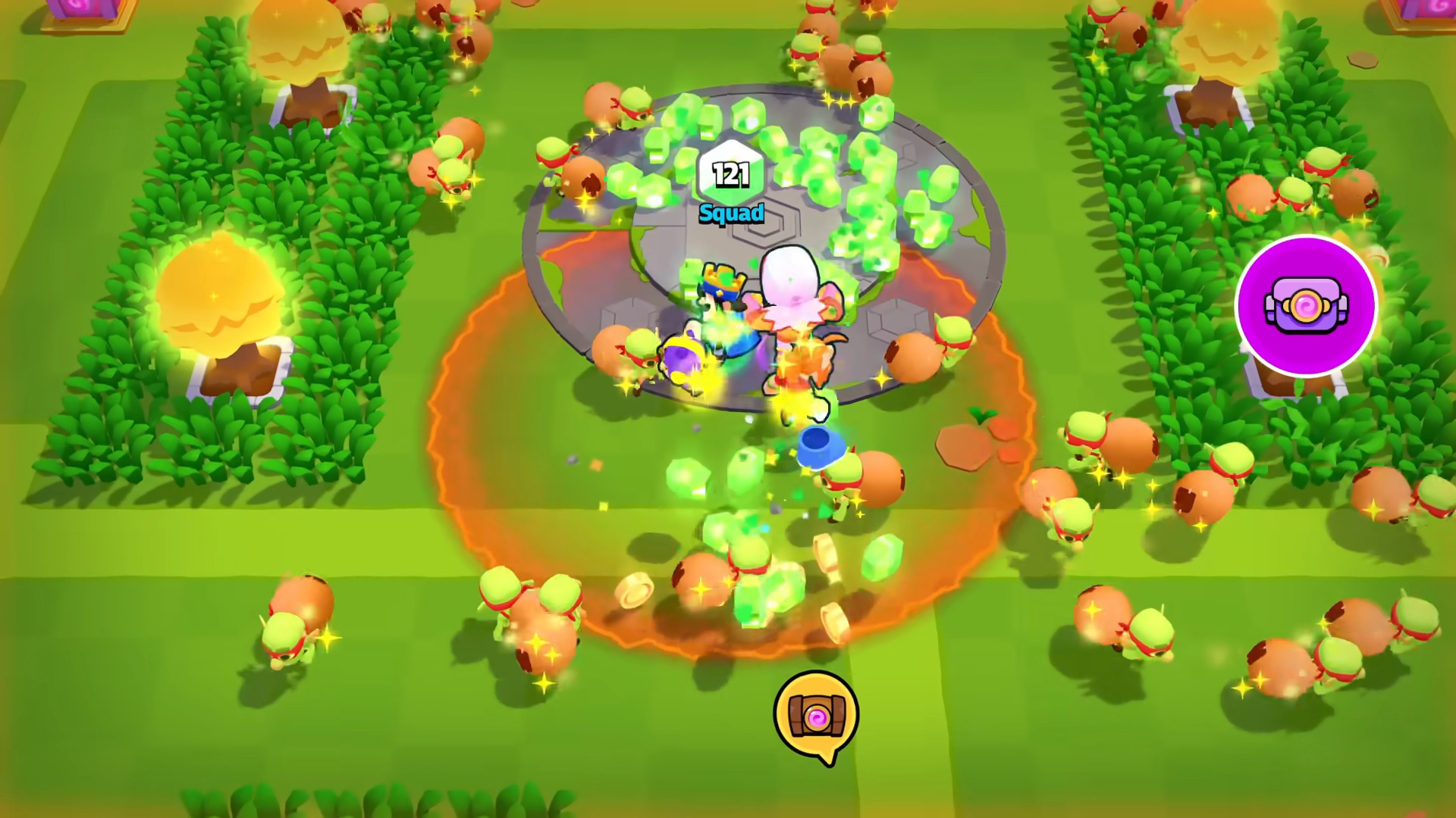 Gameplay of the Squad Busters for Android phone or tablet.