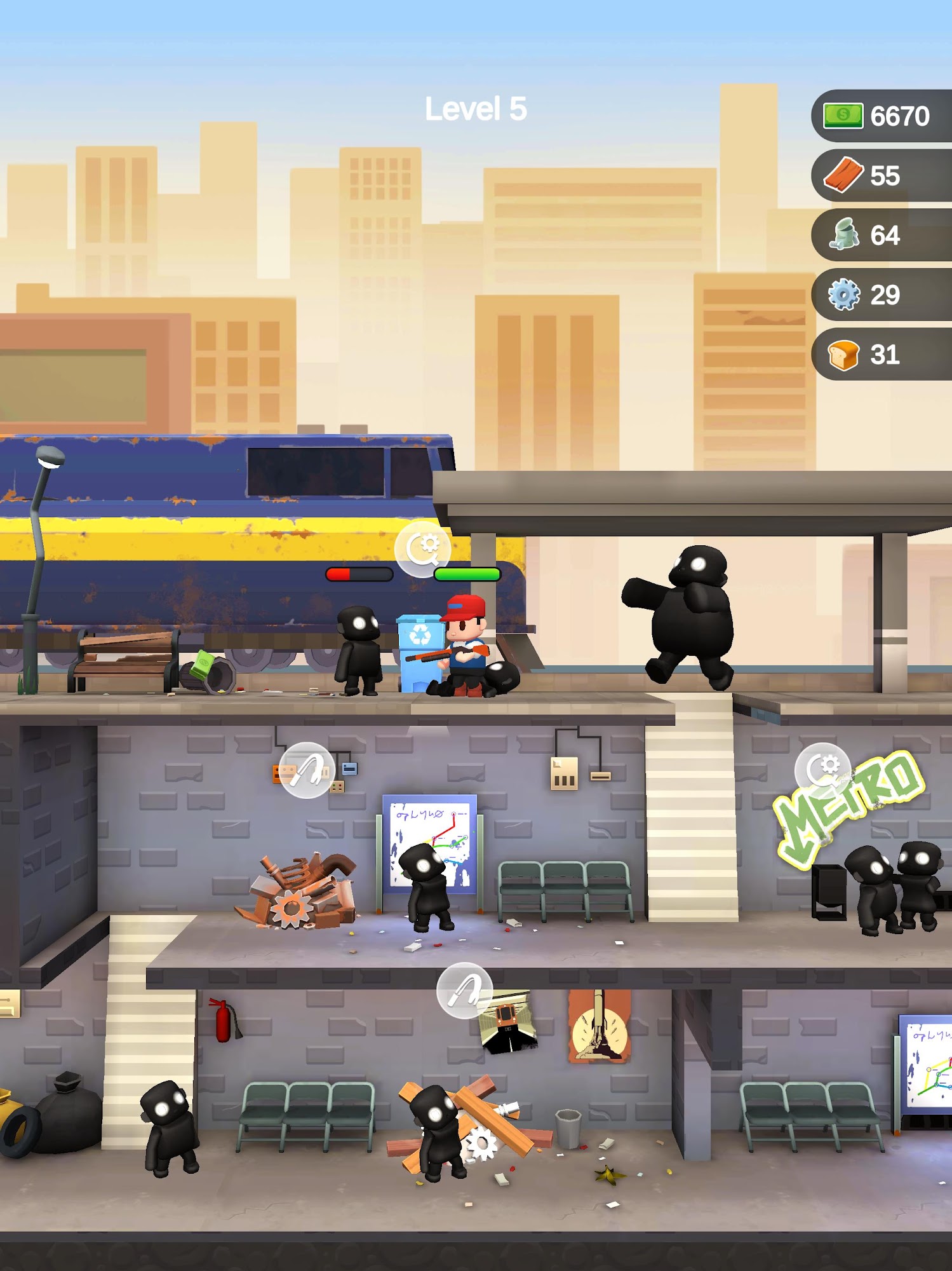 Gameplay of the Station Zero for Android phone or tablet.