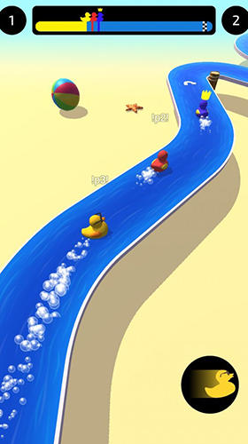 Duck race - Android game screenshots.