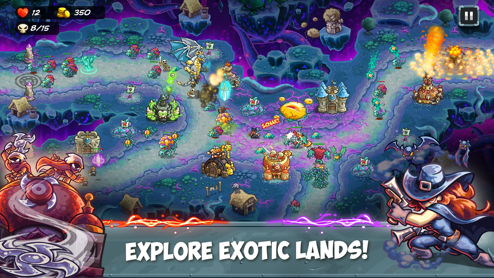 Kingdom Rush 5: Alliance TD - Android game screenshots.