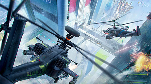 Modern war choppers - Android game screenshots.