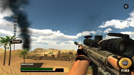 Gameplay of the Modern american snipers 3D for Android phone or tablet.