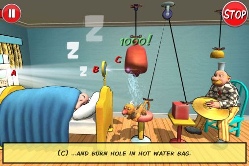 Gameplay of the Rube works: Rube Goldberg invention game for Android phone or tablet.