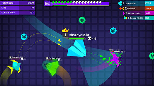 Sky royale.io: Sky battle royale - Android game screenshots.