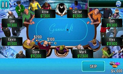 Gameplay of the Texas Hold'em Poker 2 for Android phone or tablet.