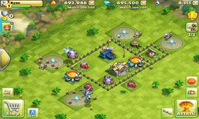 Gameplay of the Battle Beach for Android phone or tablet.